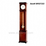 Quartz floor clock vintage home decoration clock with door and chime